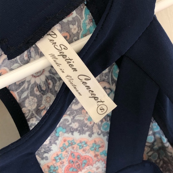 PerSeption Concepts Small mini Bohemian Dress - Picture 4 of 8